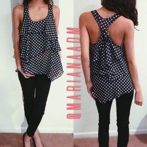 Ruffle Racerback Tank