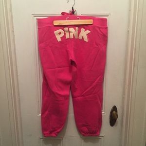 Pink Victoria's Secret Joggers