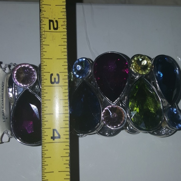 Multi colored stretch bracelet - Picture 4 of 5