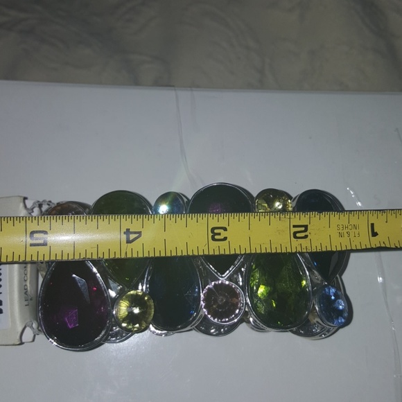 Multi colored stretch bracelet - Picture 5 of 5