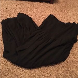 Buffalo black flowy maxi skirt