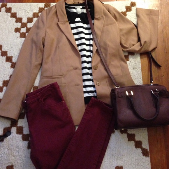 Camel blazer