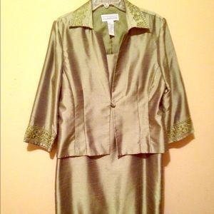 Pea Green 2 piece Dress