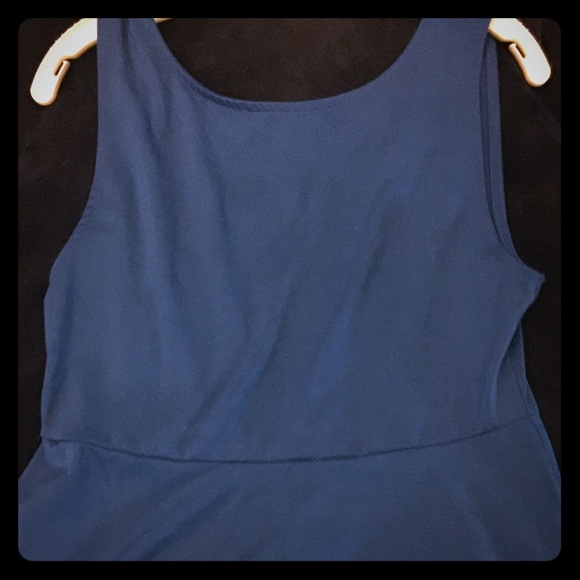 Royal blue H&M jersey skater dress