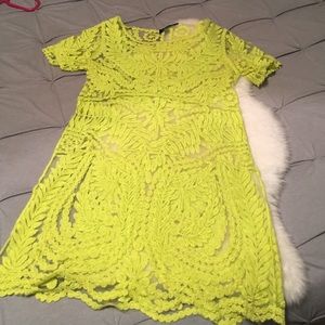 Sheer Embroidered Tunic