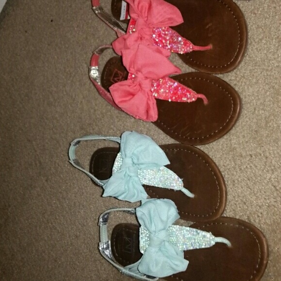 Material girl aqua sandals