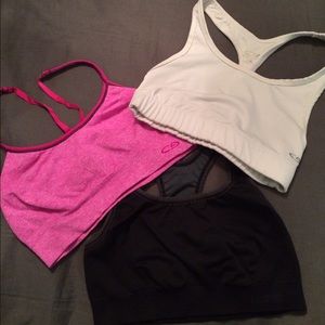 BUNDLE champion and reebok sports bras