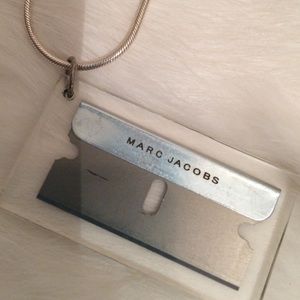 Marc Jacobs razor blade necklace