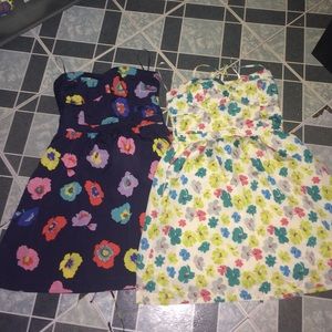 Two summer/spring floral dresses :)