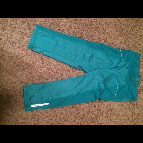 Herringbone detailed yoga Capri