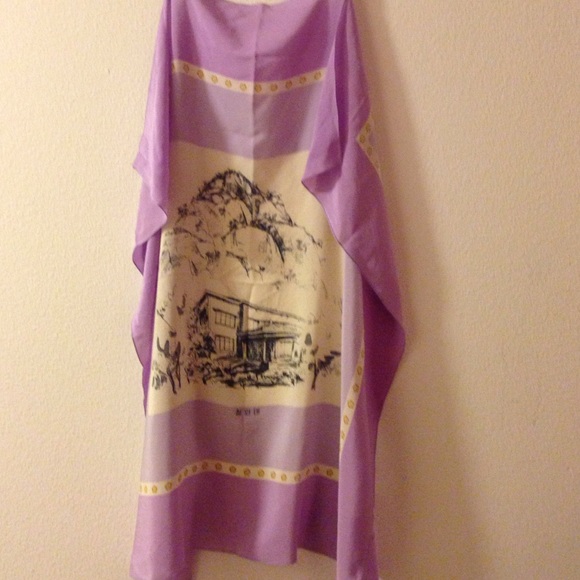 VINTAGE SILK JAPANESE SCARF