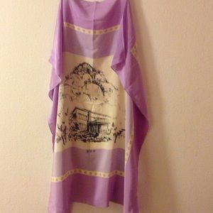 VINTAGE SILK JAPANESE SCARF