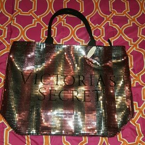 Victoria Secret sequin tote