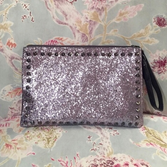 Xhilaration Handbags - Sequin and stud clutch