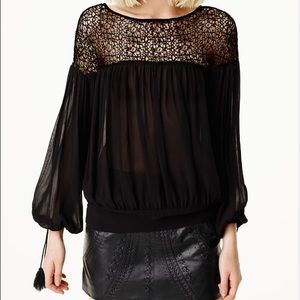 Zara black blouse