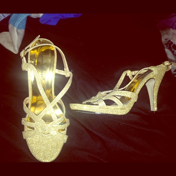 Gold heels