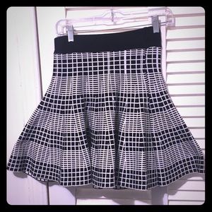 Pleated mini skirt