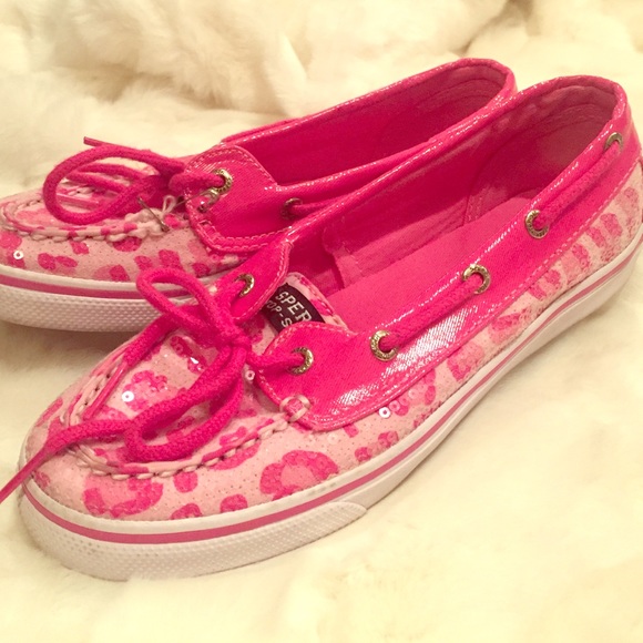⚡️1Hr SALE⚡️Sequined Sperry Top-Siders - Picture 1 of 4