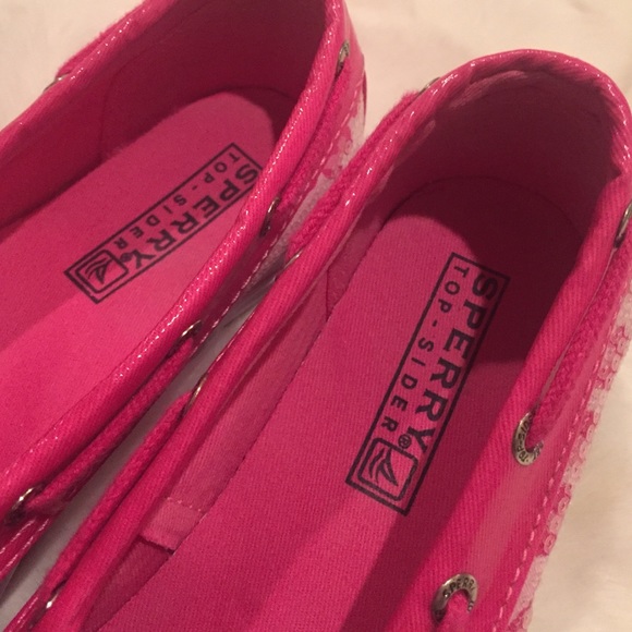 ⚡️1Hr SALE⚡️Sequined Sperry Top-Siders - Picture 2 of 4