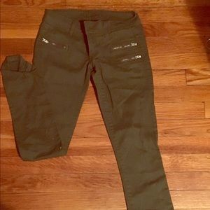 Olive green pants