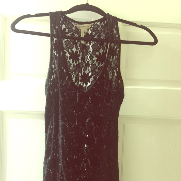 Bcbgeneration black lace tank top