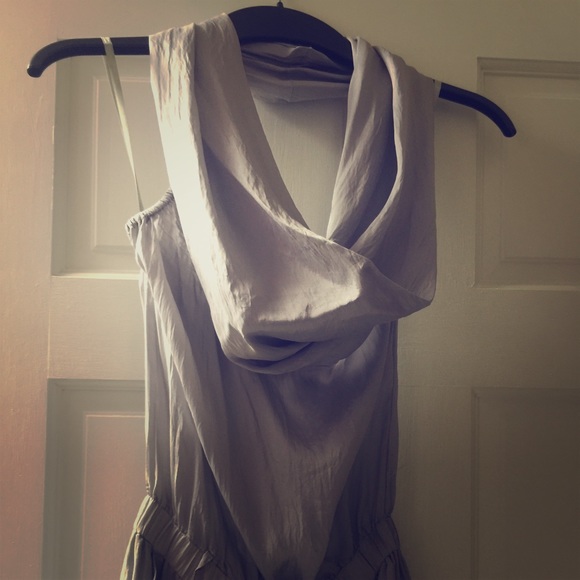 Boubou gray cowl neck jumpsuit