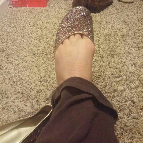 Nine west sequin glittery flats - Picture 3 of 3