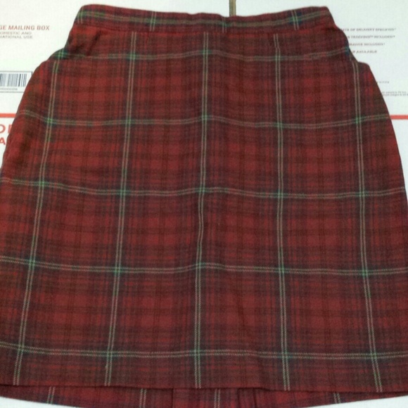 GAP Dresses & Skirts - Vintage Gap Red Plaid Skirt Size 2
