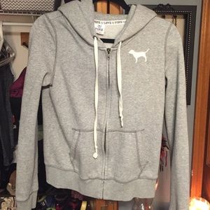 🔥MOVING FLASH SALE LNWOT Full Zip PINK sweatshirt