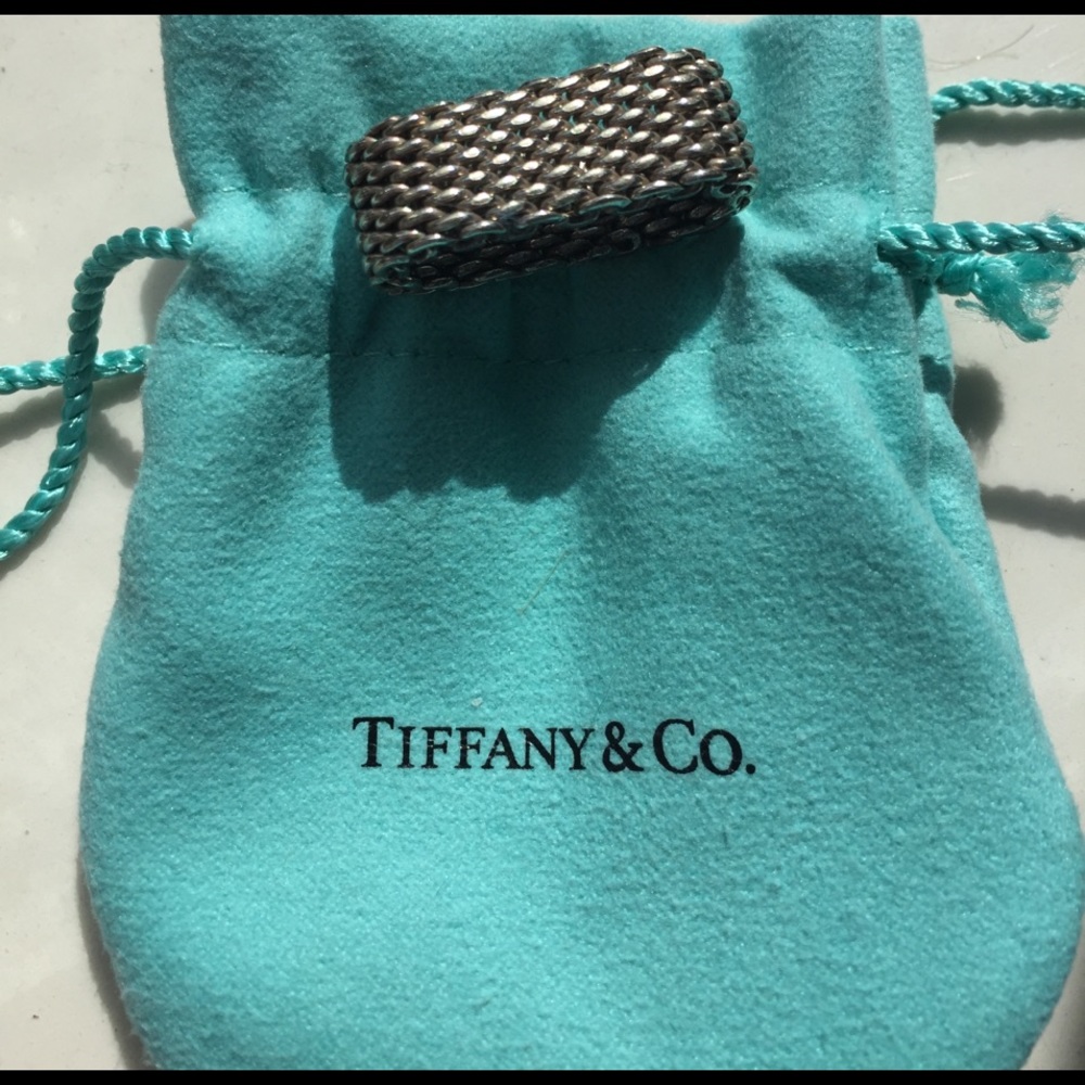 Authentic Tiffany Sterling Silver Somerset Ring