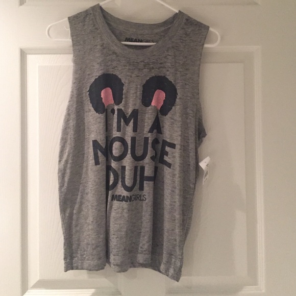 IM a mouse duh mean girls gray tank