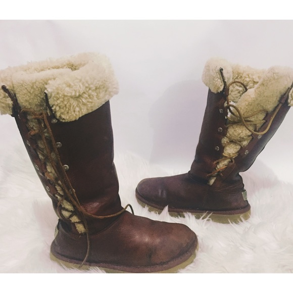 Tall Tie Up Ugg Boots