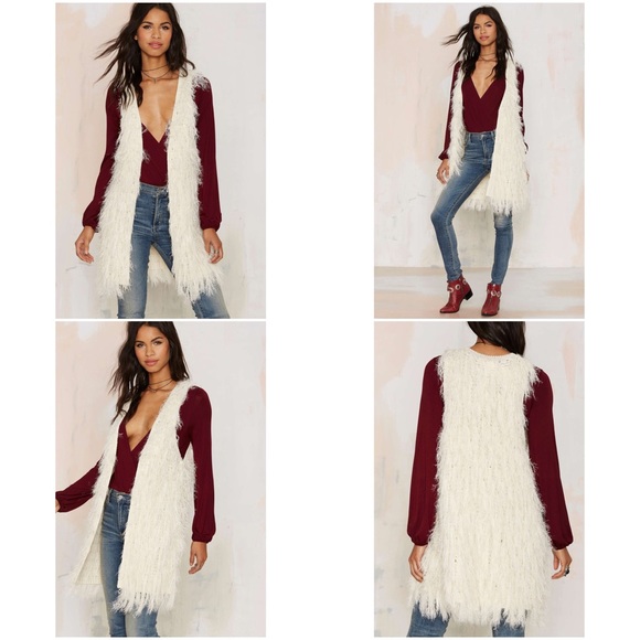 Nasty Gal Jackets & Blazers - 🌜Nasty Gal Furry Vest