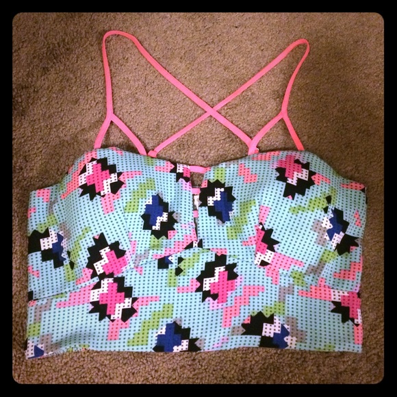 Bright colored Crop top