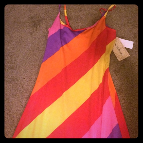 Muti colored maxi dress