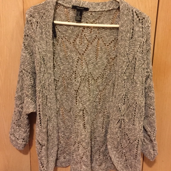 Grayish cardigan