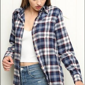 Brandy Melville Plaid Flannel