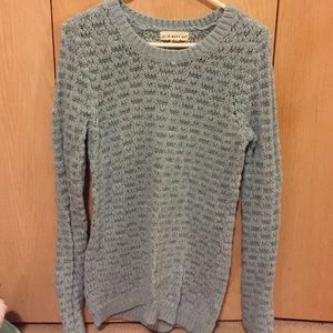 Long blue comfy soft sweater