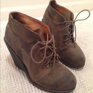 Rag & Bone Odval Desert Suede Wedge Booties