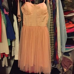 Peachy pink summer dress
