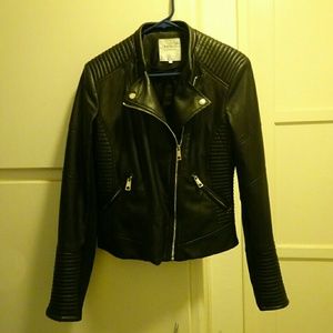 Zara Black Leather Jacket