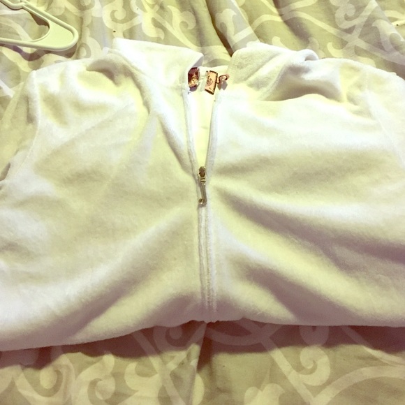 Juicy Couture white zip up.