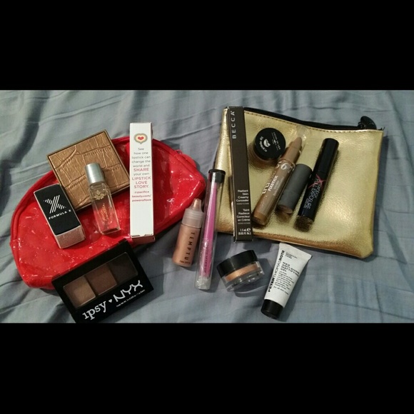 2 ipsy bags plus full size extras