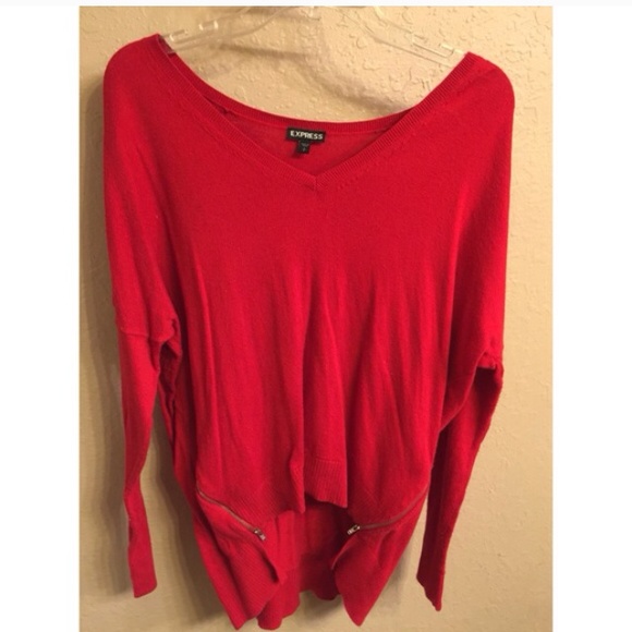 Express red sweater