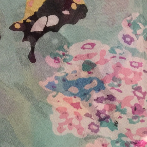 Beautiful Multicolor Rayon Scarf - Picture 3 of 3