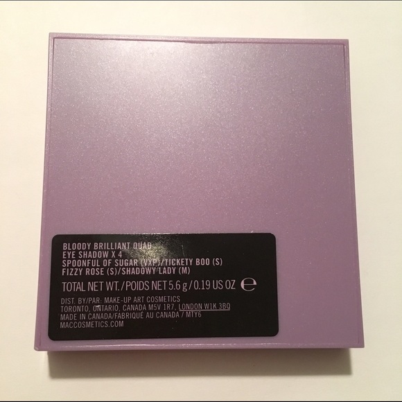 NWT MAC Osbourne LE Eye Shadow Quad Bloody Brilliant - Picture 4 of 5