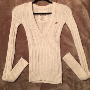 Hollister Cream Sweater