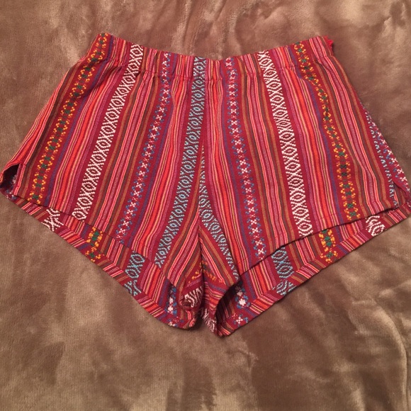 Aztec Print Shorts