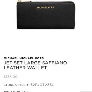Michael Kors Jet Set Wallet