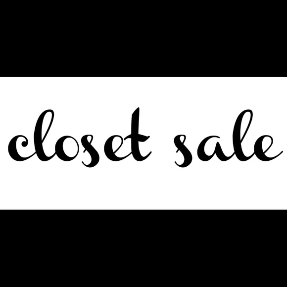 Entire closet sale!
